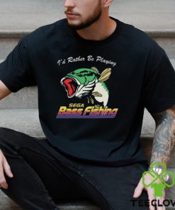 I’d Rather Be Playing Sega Bass Fishing T Shirt