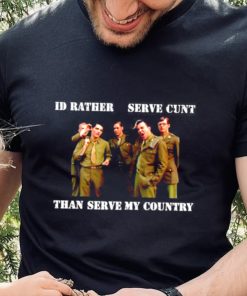 Id rather serve cunt than serve my my Chemical Romance shirt