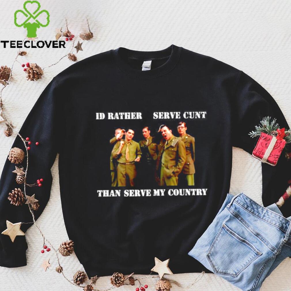 Id rather serve cunt than serve my my Chemical Romance shirt Id rather serve cunt than serve my my Chemical Romance shirt