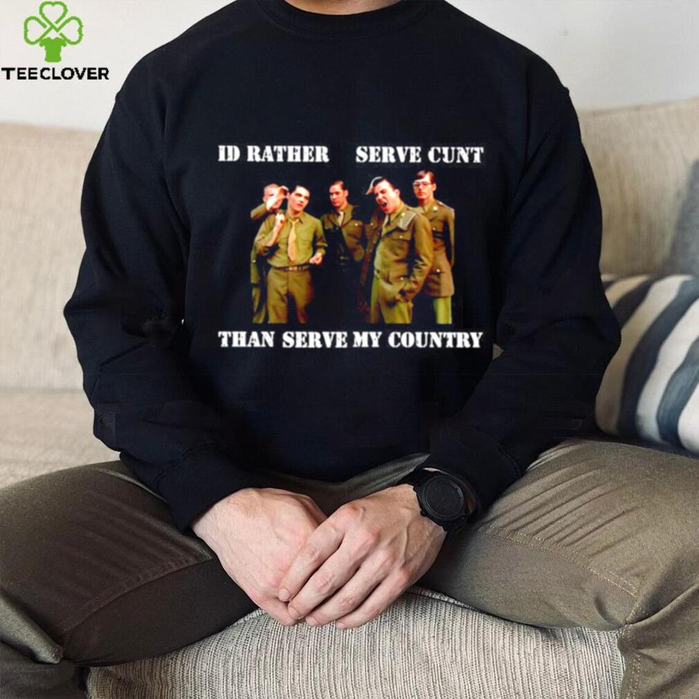 Id rather serve cunt than serve my my Chemical Romance shirt Id rather serve cunt than serve my my Chemical Romance shirt