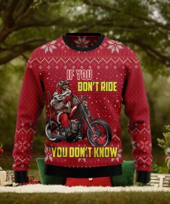 If You Don’t Ride You Don’t Know Christmas For Christmas Gifts Christmas Ugly Wool Knitted Sweater