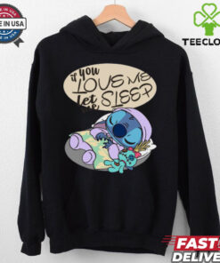 If You Love Me Let Me Sleep Funny Stitch T Shirt