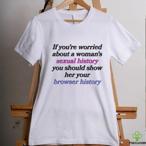 If You’re Worried About A Woman’s Sexual History Shirt