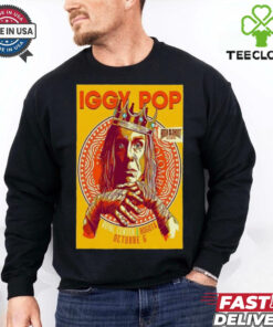 Iggy Pop October 6 2024 Royal Center, Bogota shirt