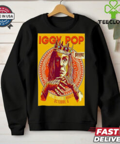 Iggy Pop October 6 2024 Royal Center, Bogota shirt