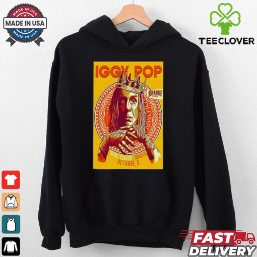 Iggy Pop October 6 2024 Royal Center, Bogota shirt