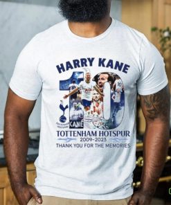Harry Kane Tottenham Hotspur 2009 – 2023 Thank You For The Memories T Shirt 2 Harry Kane Tottenham Hotspur 2009 – 2023 Thank You For The Memories T Shirt