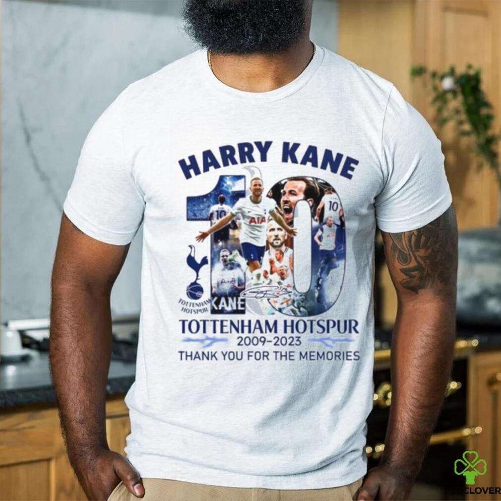 Harry Kane Tottenham Hotspur 2009 – 2023 Thank You For The Memories T Shirt Harry Kane Tottenham Hotspur 2009 – 2023 Thank You For The Memories T Shirt