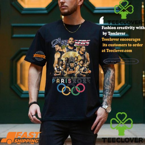 USA Avengers Men’s Basketball Olympic Champions Paris 2024 T Shirt