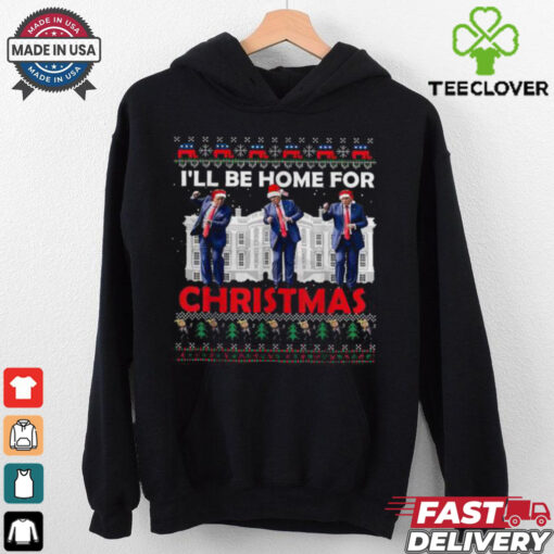 Ill Be Home For Christmas Santa Trump Tee