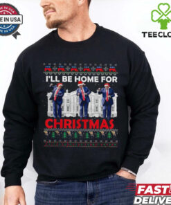 Ill Be Home For Christmas Santa Trump Tee