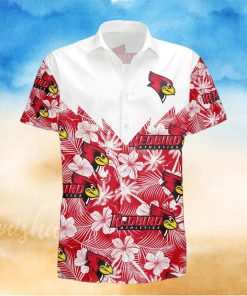 Illinois Chicago Flames 3D Hawaiian Shirt Tropical Seamless NCAA Summer Beach For Fans Gift