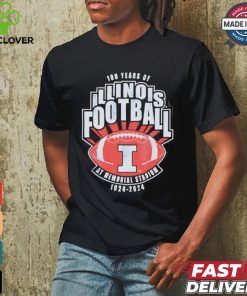 Illinois Fighting Illini 100 Years Of Football 2024 Shirt