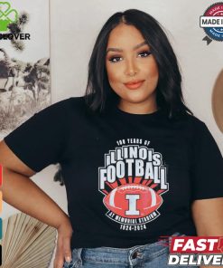 Illinois Fighting Illini 100 Years Of Football 2024 Shirt