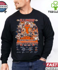 Illinois Fighting Illini 135th Anniversary 1890 2025 Football History  Fan Favorite T Shirt