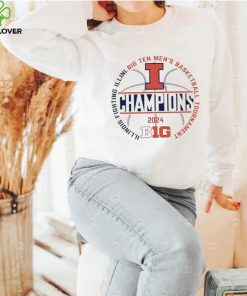 Illinois Fighting Illini 2024 Big 10 Tournament Champ Circle hoodie, sweater, longsleeve, shirt v-neck, t-shirt