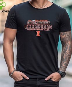 Illinois Fighting Illini 2024 Big Ten Men's Basketball Conference Tournament Champions Bracket T Shirt