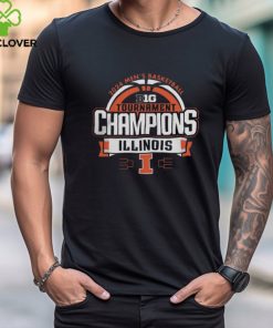 Illinois Fighting Illini 2024 Big Ten Men's Basketball Conference Tournament Champions T Shirt