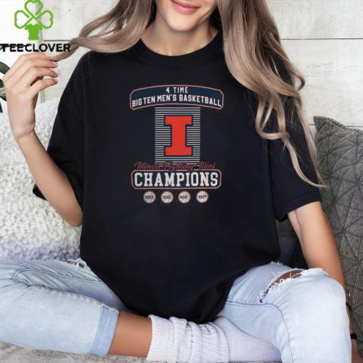 Illinois Fighting Illini 2024 Big Ten Men’s Basketball Conference Tournament Champions Tee hoodie, sweater, longsleeve, shirt v-neck, t-shirt