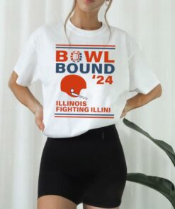 Illinois Fighting Illini 2024 Bowl Bound Helmet Shirt