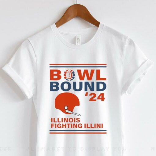 Illinois Fighting Illini 2024 Bowl Bound Helmet Shirt