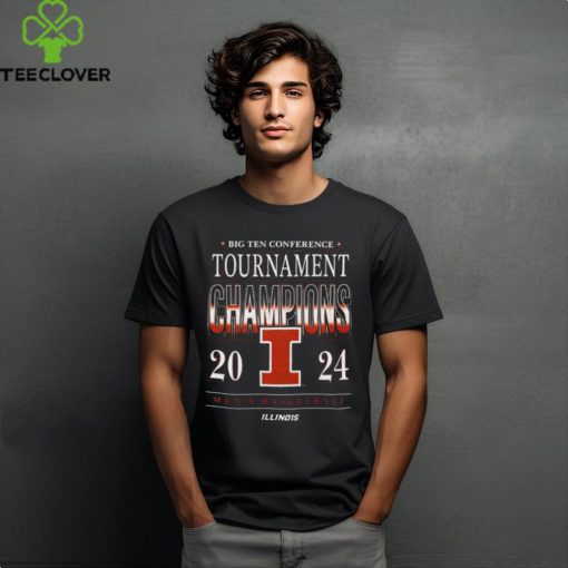 Illinois Fighting Illini Big Ten Conference Tournament Champions 2024 Men’S Basketball Shirts