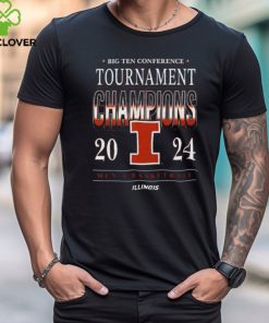 Illinois Fighting Illini Big Ten Conference Tournament Champions 2024 Men'S Basketball Shirts