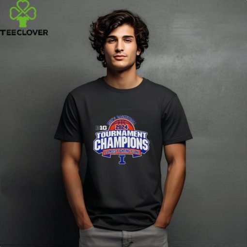 Illinois Fighting Illini Big Ten Men’S Basketball 2024 Tournament Champions Shirts