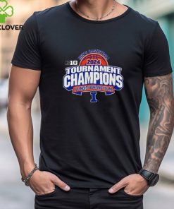 Illinois Fighting Illini Big Ten Men'S Basketball 2024 Tournament Champions Shirts