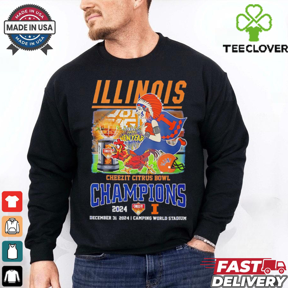 Illinois Fighting Illini Cheezit Citrus Bowl 2024 Champions new year shirt Illinois Fighting Illini Cheezit Citrus Bowl 2024 Champions new year shirt