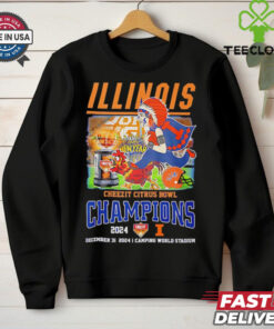 Illinois Fighting Illini Cheezit Citrus Bowl 2024 Champions new year shirt