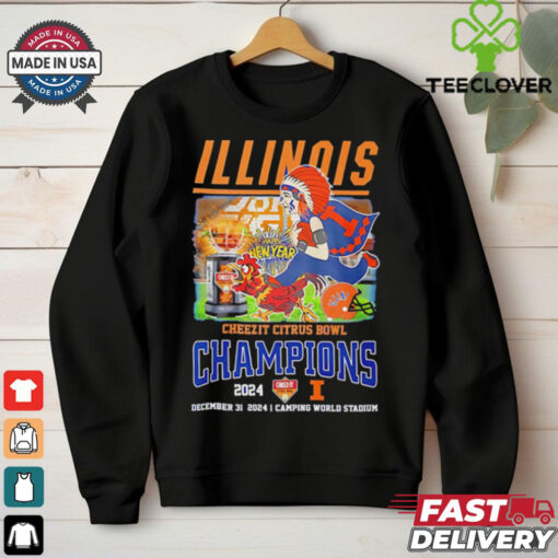 Illinois Fighting Illini Cheezit Citrus Bowl 2024 Champions new year shirt