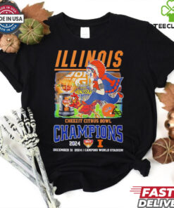 Illinois Fighting Illini Cheezit Citrus Bowl 2024 Champions new year shirt