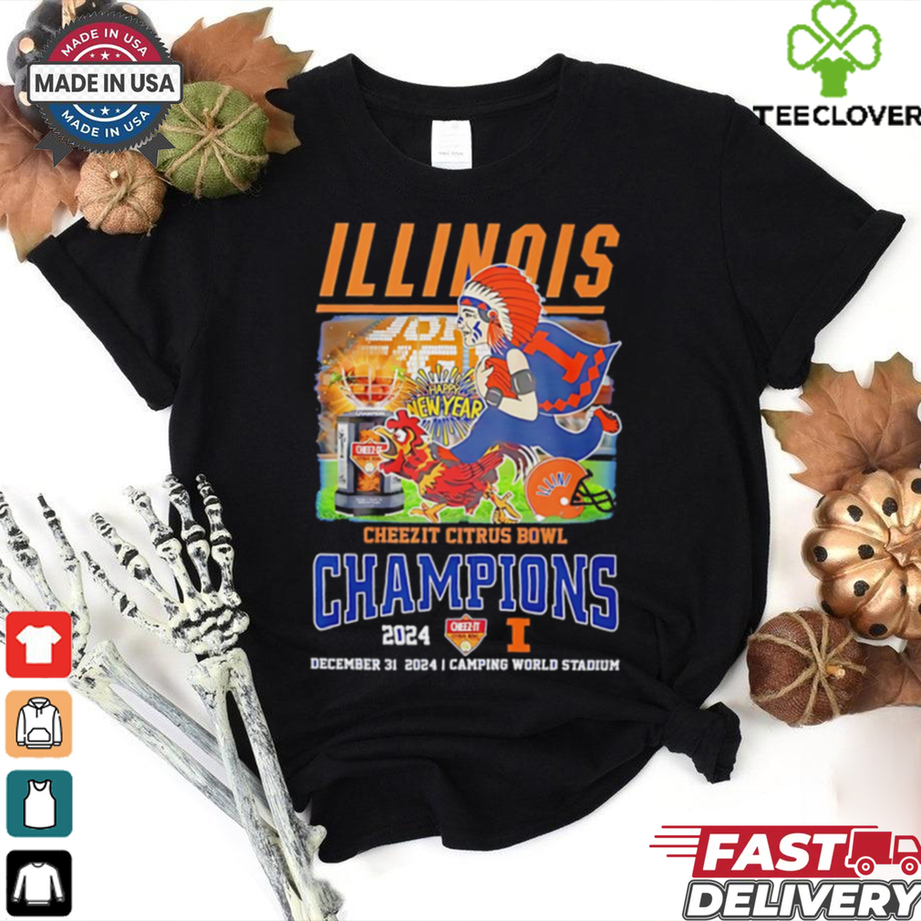 Illinois Fighting Illini Cheezit Citrus Bowl 2024 Champions new year shirt Illinois Fighting Illini Cheezit Citrus Bowl 2024 Champions new year shirt