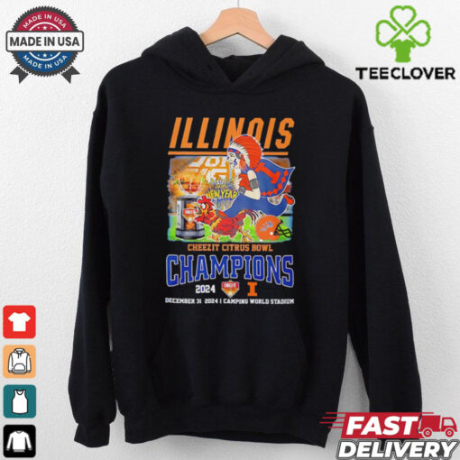 Illinois Fighting Illini Cheezit Citrus Bowl 2024 Champions new year shirt
