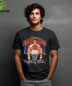 Illinois Fighting Illini Coleman Hawkins 33 Cartoon Shirts