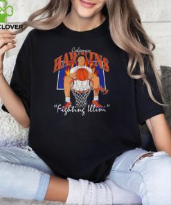 Illinois Fighting Illini Coleman Hawkins 33 Cartoon Shirts