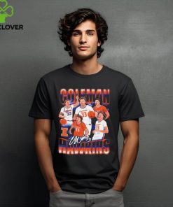 Illinois Fighting Illini Coleman Hawkins 33 signature retro shirt