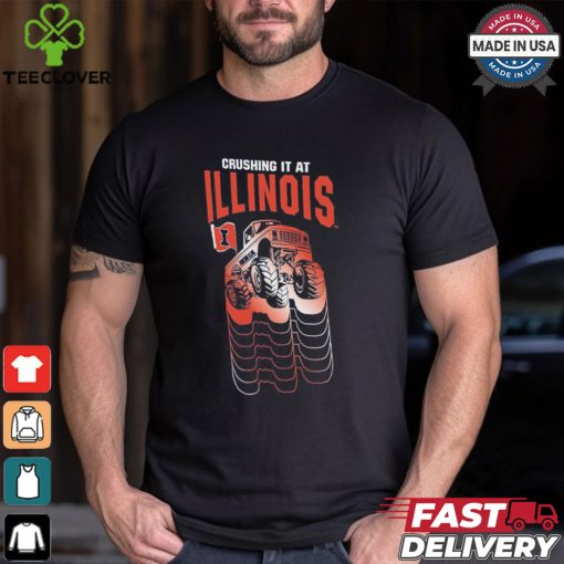 Illinois Fighting Illini Colosseum Toddler Crushing It T Shirt