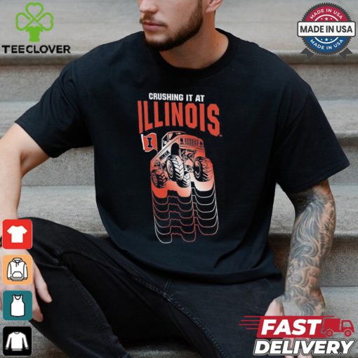 Illinois Fighting Illini Colosseum Toddler Crushing It T Shirt