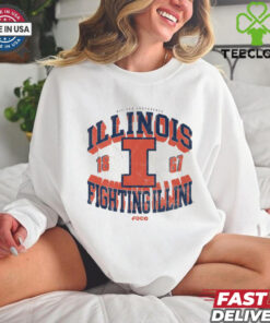 Illinois Fighting Illini Court Arched Wordmark T Shirt