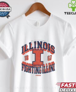 Illinois Fighting Illini Court Arched Wordmark T Shirt