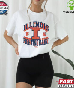 Illinois Fighting Illini Court Arched Wordmark T Shirt