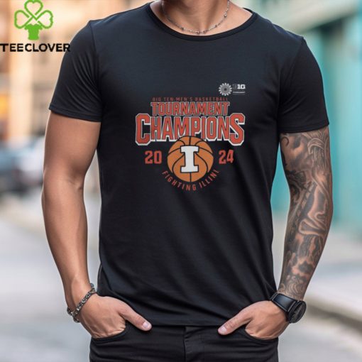 Illinois Fighting Illini Fanatics Branded 2024 Big Ten Men’s Basketball Conference Tournament Champions T Shirt