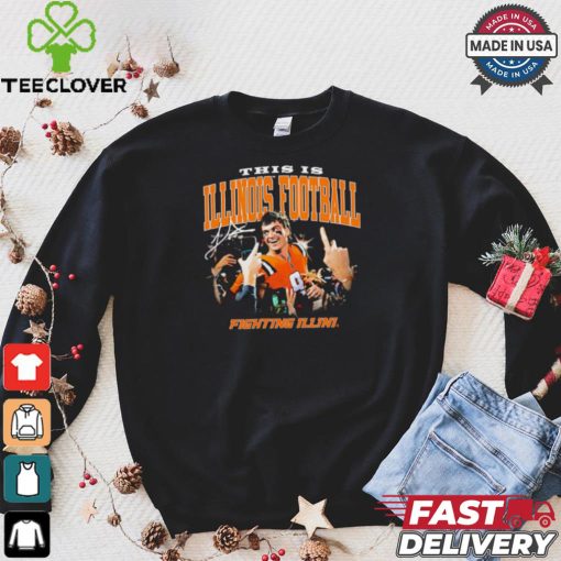 Illinois Fighting Illini Luke Altmeyer this is Illinois Football signature shirt