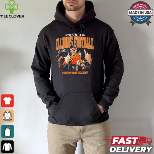 Illinois Fighting Illini Luke Altmeyer this is Illinois Football signature shirt