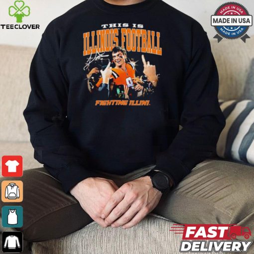 Illinois Fighting Illini Luke Altmeyer this is Illinois Football signature shirt