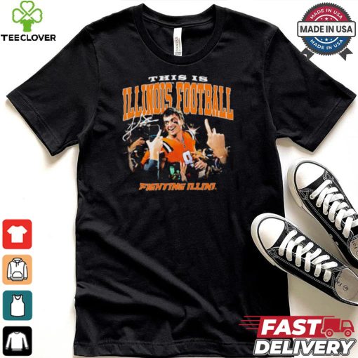 Illinois Fighting Illini Luke Altmeyer this is Illinois Football signature shirt
