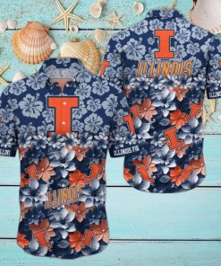 Illinois Fighting Illini NCAA3 Hawaiian Shirt Trending Summer