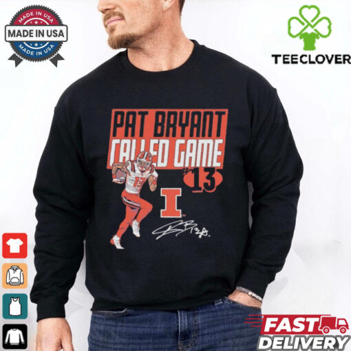 Illinois Fighting Illini Pat Bryant Called Game #13 signature shirt